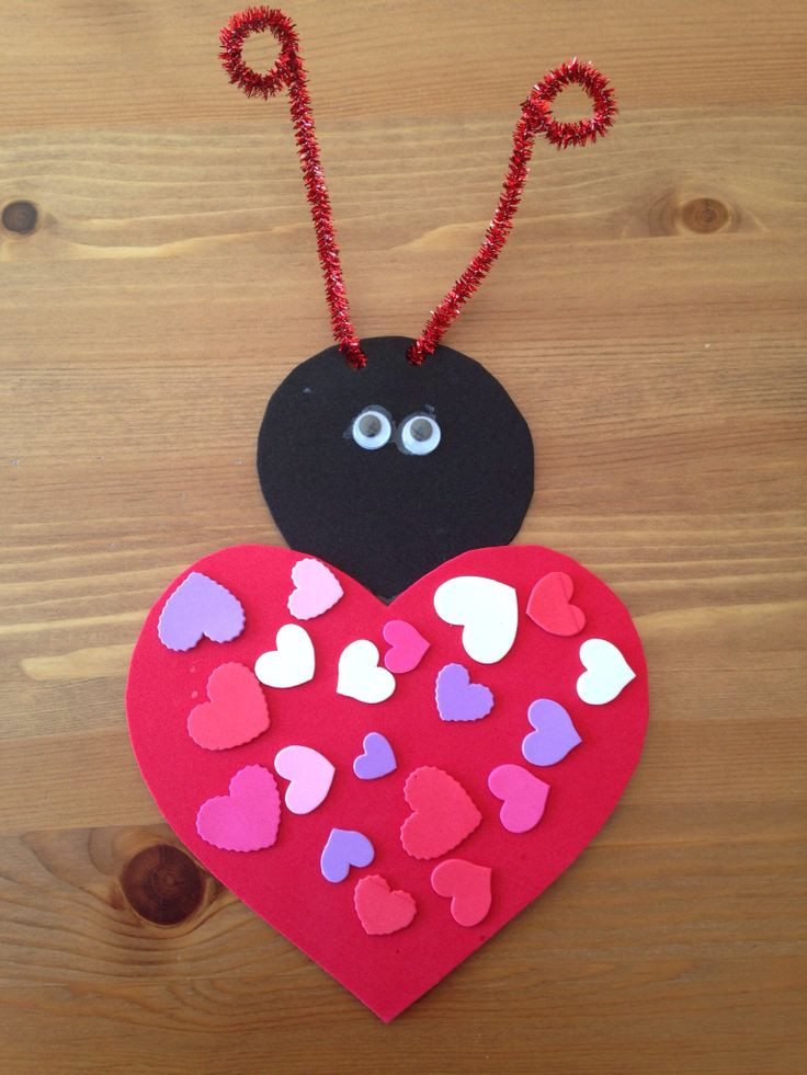 Preschool Arts And Craft
 Love Bug Craft Preschool Craft