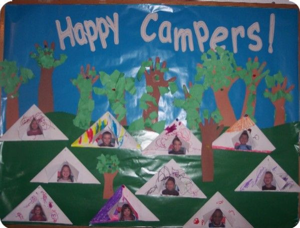 Preschool Camping Art Projects
 127 best images about Bulletin Board Ideas on Pinterest