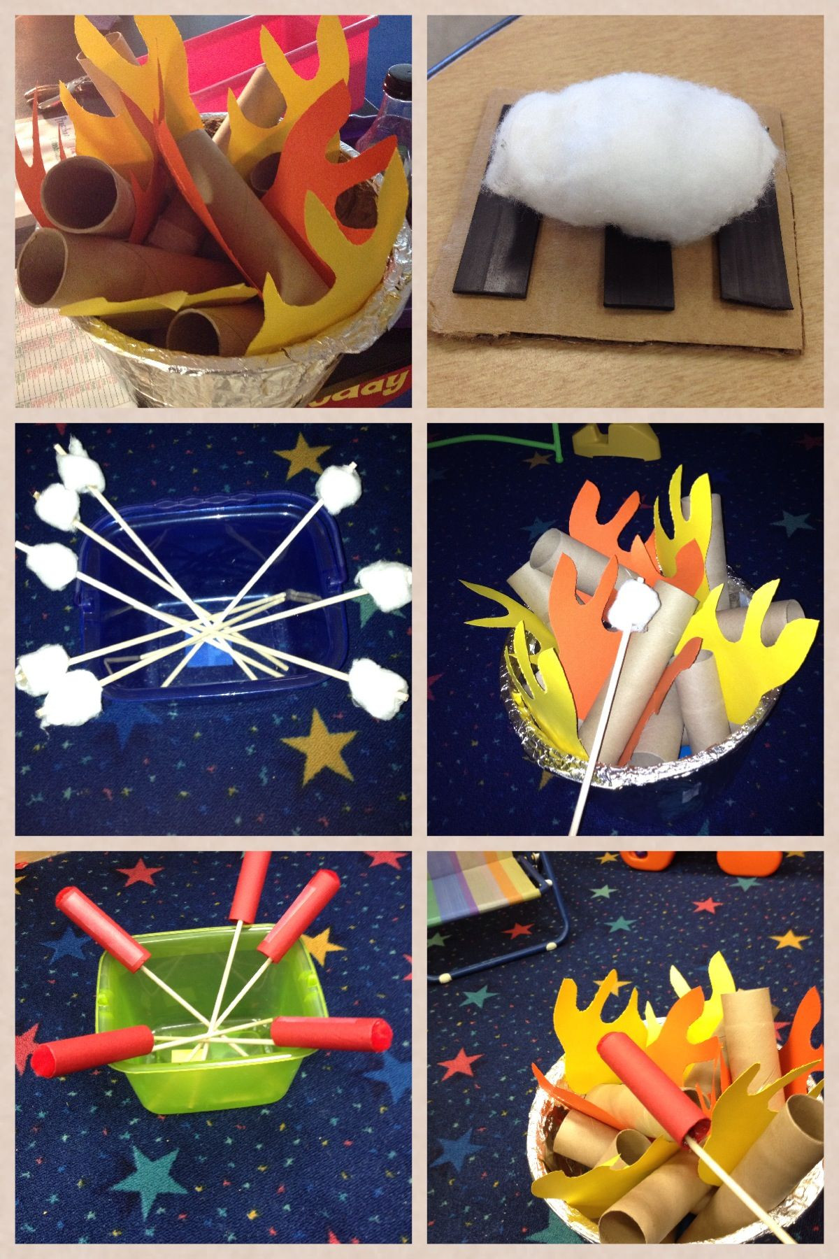 Preschool Camping Art Projects
 Lag B omer art project can then use for Dramatic Play