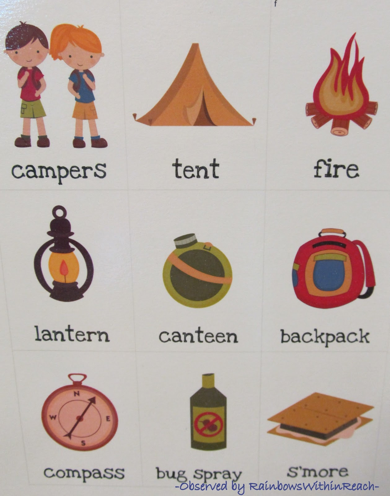 Preschool Camping Art Projects
 