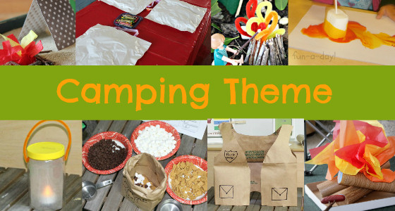 Preschool Camping Art Projects
 Pretend Campfire for Dramatic Play Camping Theme