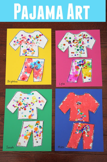Preschool Craft Activities
 Toddler Approved Pajama Name Matching Activity for Kids