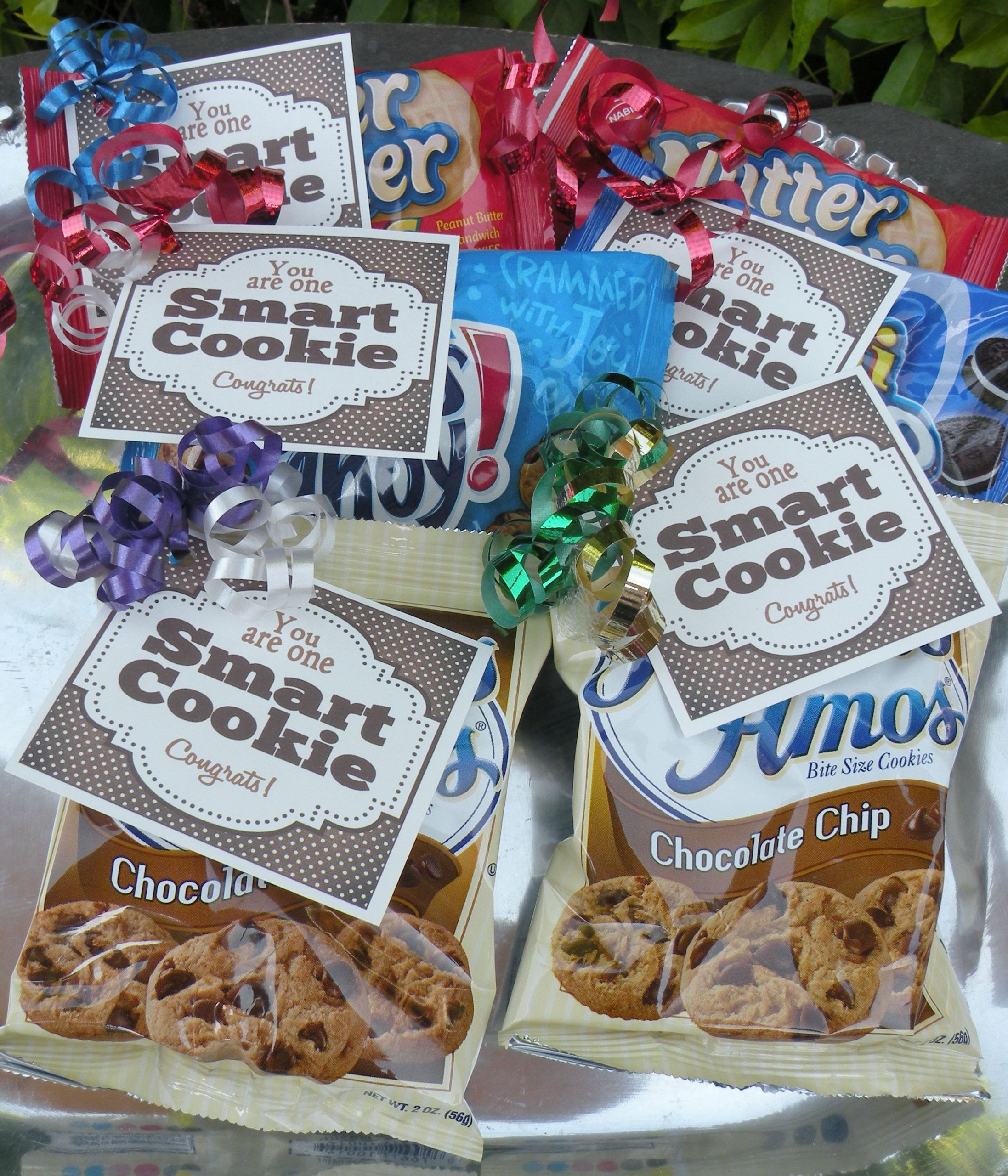 Preschool Graduation Gift Bag Ideas
 Smart Cookie Graduation Tag Printable