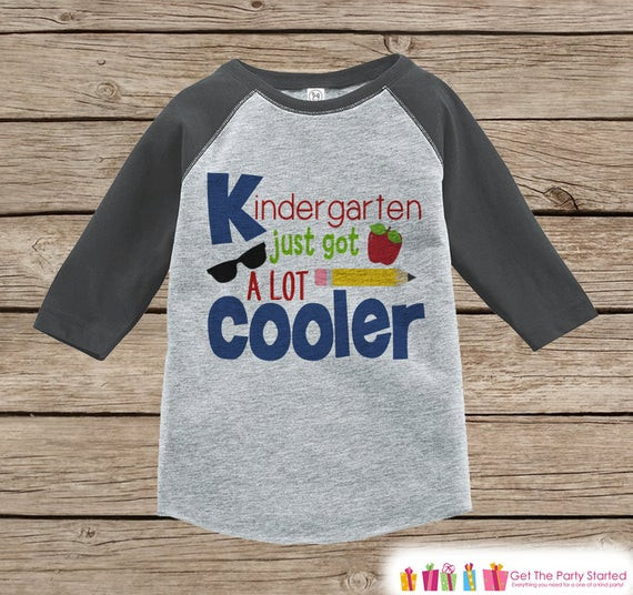Preschool Shirt Ideas
 Kids First Day of School Shirt Boys 1st Day of Kindergarten