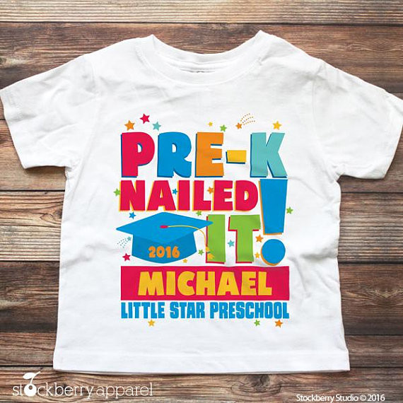 Preschool Shirt Ideas
 Pre K Graduation Shirt Pre Kindergarten Graduation Shirt