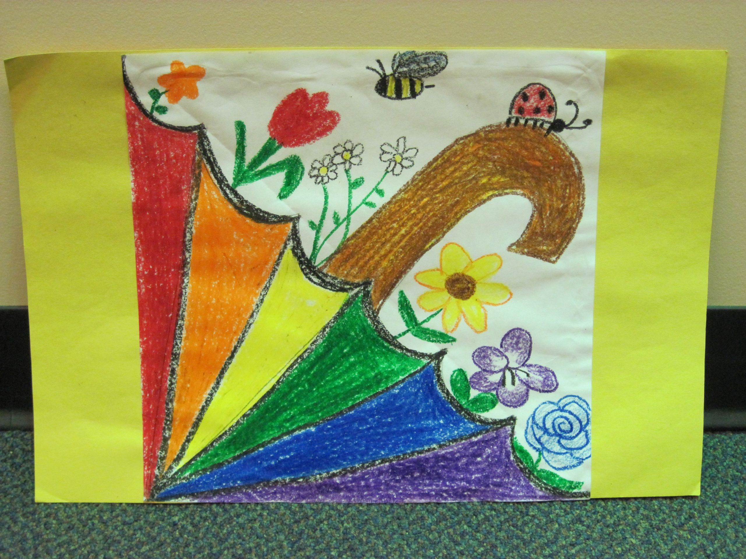 Preschool Spring Art Activities
 Spring Spectrum Umbrella 1st Grade Art