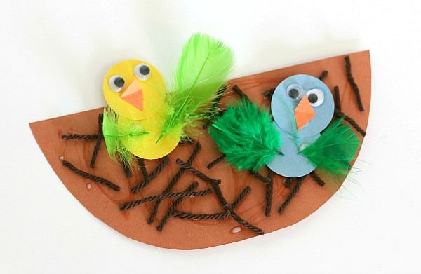 Preschool Spring Craft
 Spring Crafts for Kids Nest and Baby Bird Craft Buggy