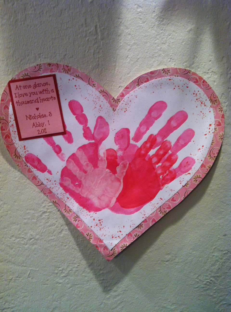 Preschool Valentine Craft Ideas
 Valentine’s Day Handprint Crafts
