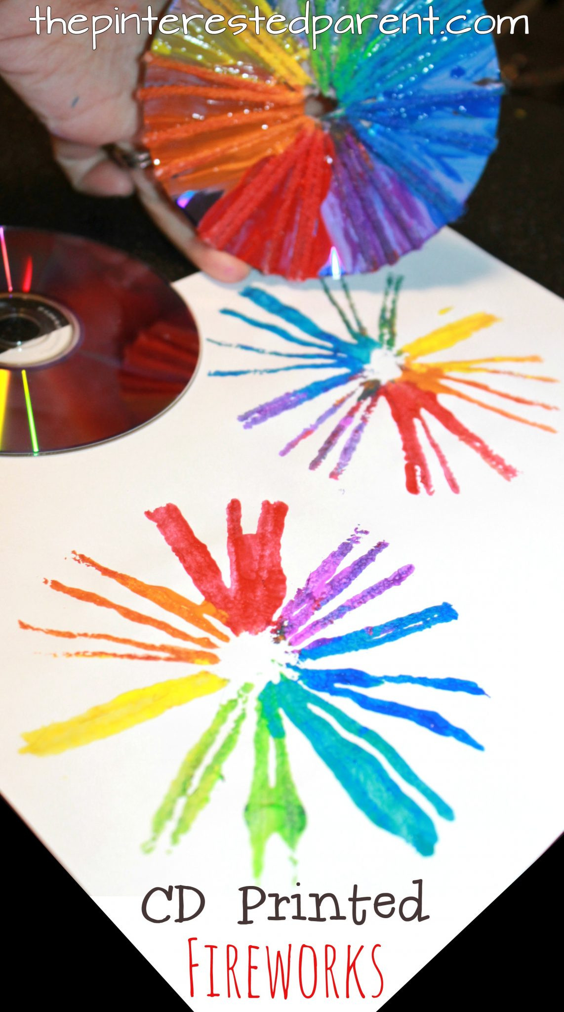Preschoolers Arts And Crafts Ideas
 Printmaking With Cds For Kids – The Pinterested Parent