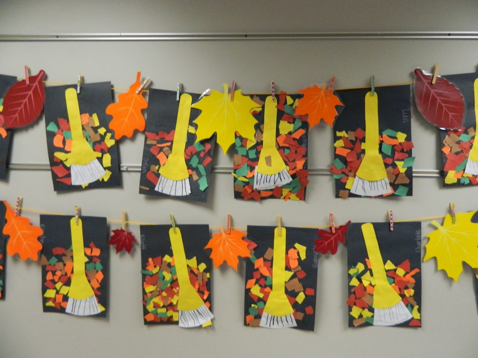 Preschoolers Arts And Crafts Ideas
 the vintage umbrella rakes and leaves art project