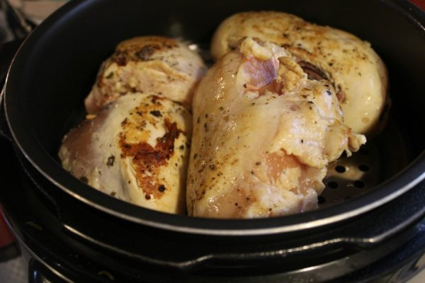 Pressure Cooker Chicken Breasts
 Pressure Cooker Ham & Spinach Stuffed Chicken Breasts
