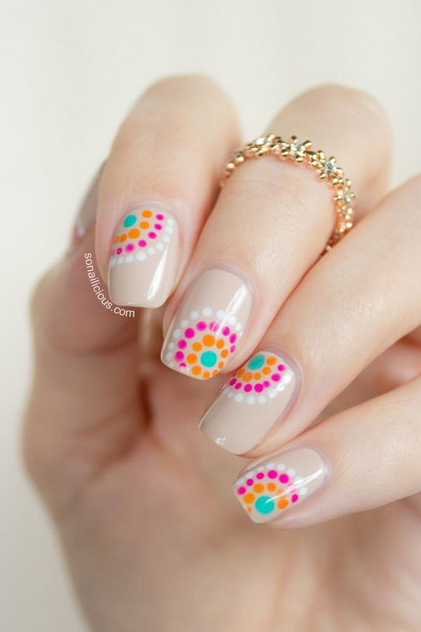 Pretty And Easy Nail Designs
 25 Cute Polka Dot Nail Designs Hative