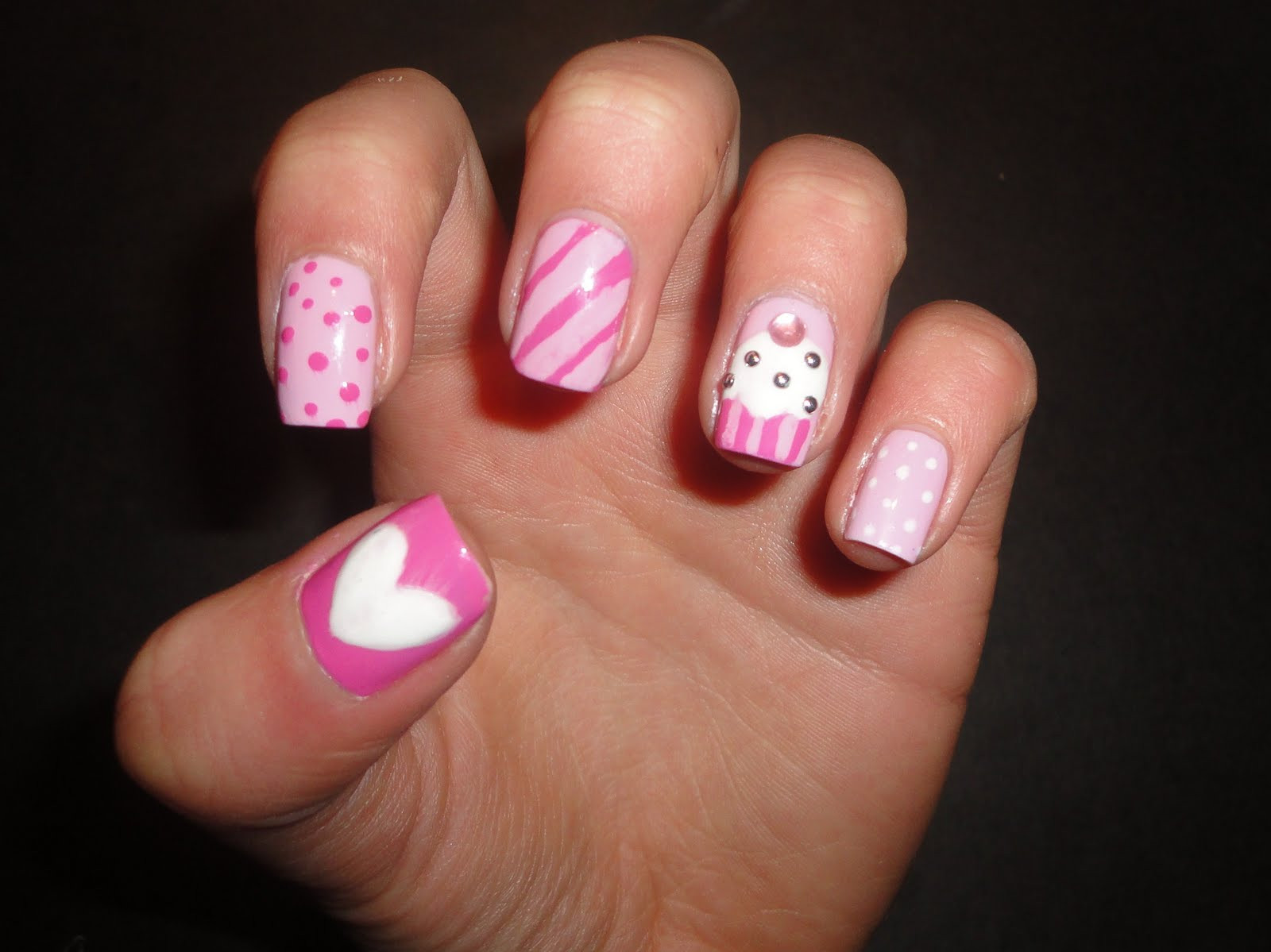 Pretty And Easy Nail Designs
 20 Happy Birthday Nail Art Ideas & Designs For Girls 2013