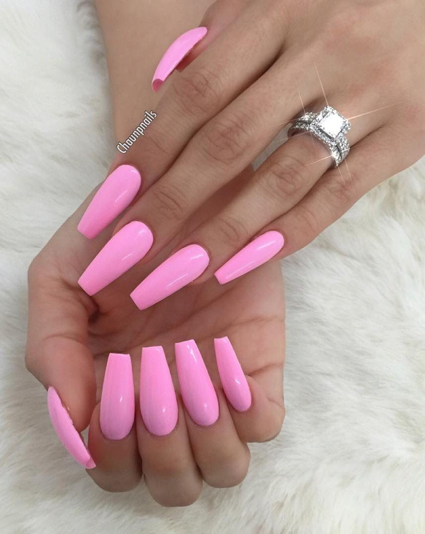 Pretty Fake Nails
 Love this color in 2019