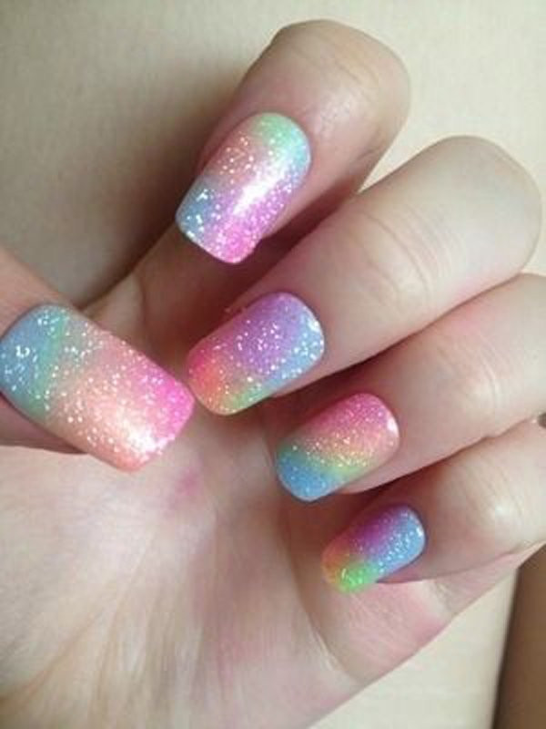 Pretty Glitter Nails
 50 Best Ombre Nail Designs for 2020 Ombre Nail Art Ideas