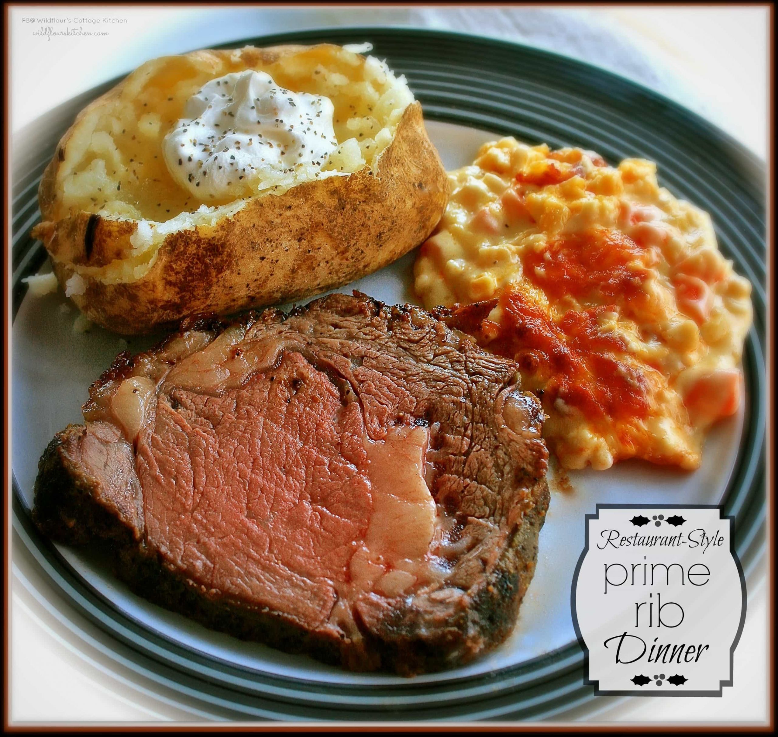 Prime Rib Dinner Ideas
 Restaurant style prime rib recipe