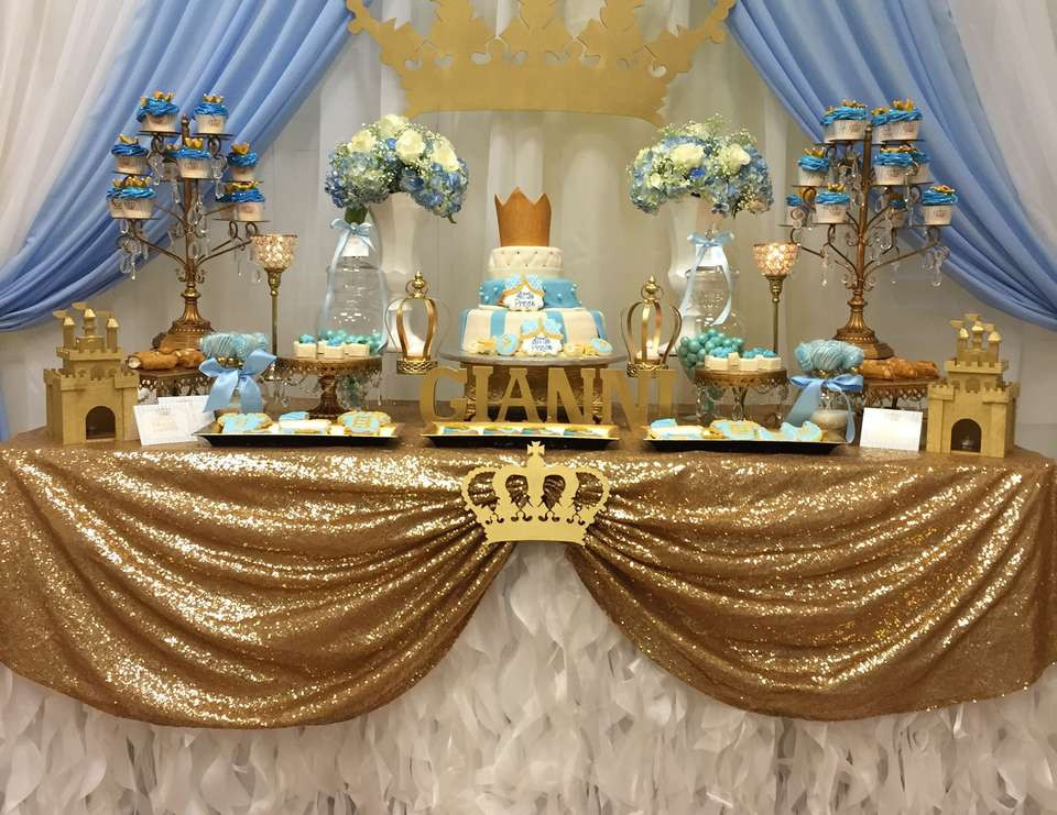 Prince Baby Shower Decoration Ideas
 Prince Baby Shower "Gianni s royal baby shower"