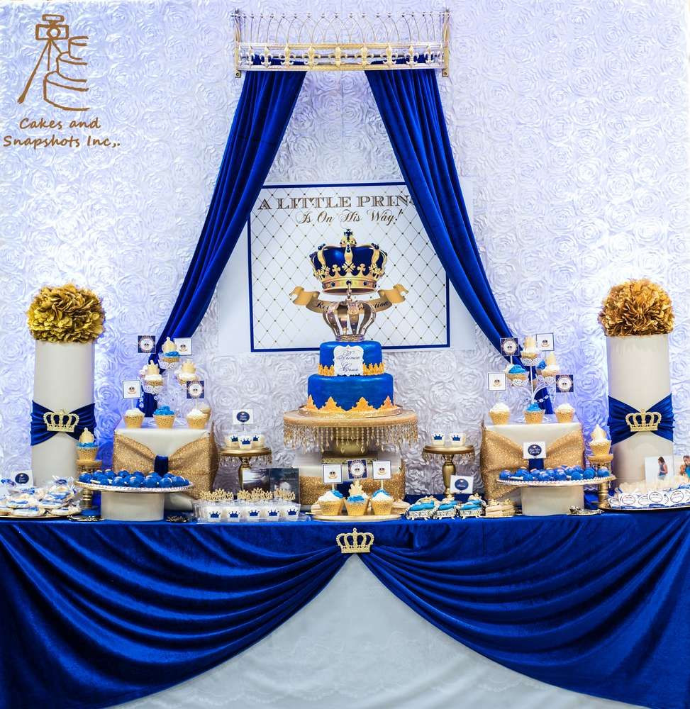 Prince Baby Shower Decoration Ideas
 Royal Prince Baby Shower Party Ideas