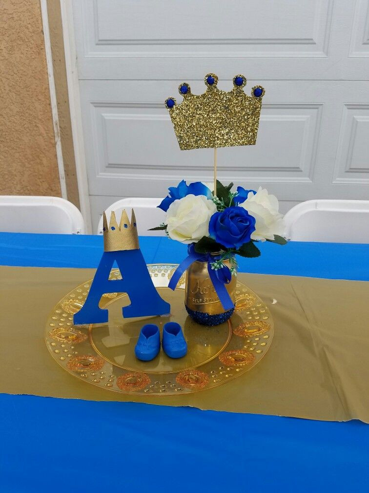 Prince Baby Shower Decoration Ideas
 Baby prince baby shower theme PrinceAiden
