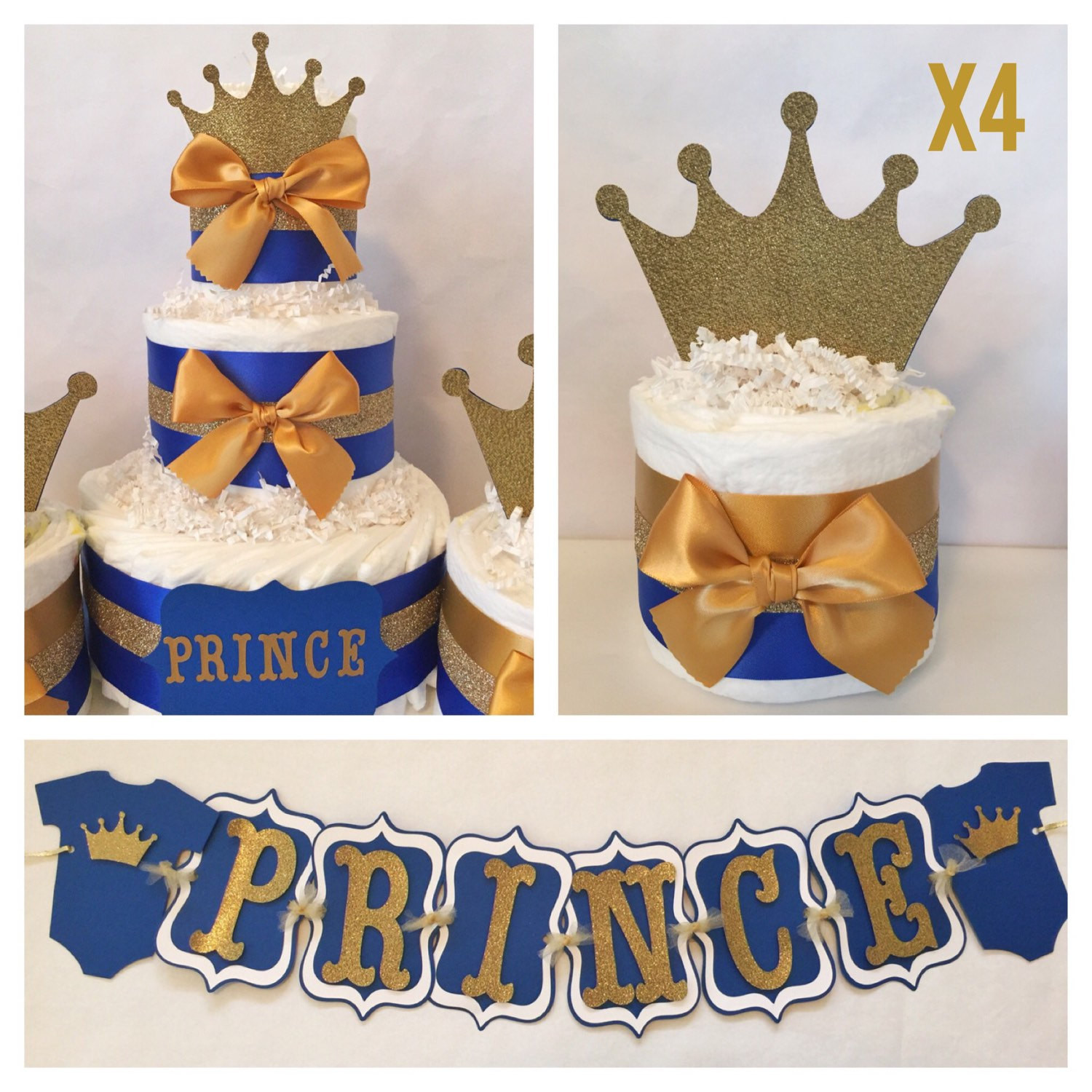 Prince Baby Shower Decoration Ideas
 Prince Baby Shower Party Package in Royal Blue and Gold