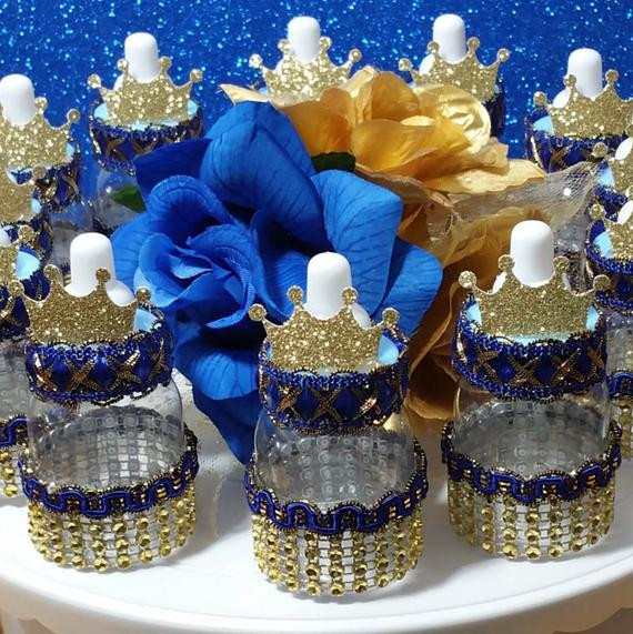 Prince Baby Shower Decoration Ideas
 12 Royal Prince Baby Shower Favors Boys by