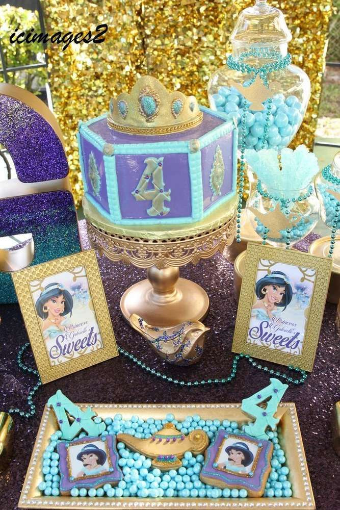 Princess Jasmine Birthday Party Decorations
 Incredible Princess Jasmine birthday party See more party