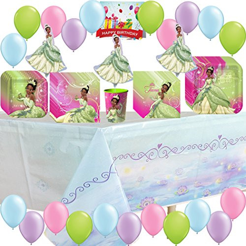 Princess Tiana Birthday Decorations
 Princess Tiana Party Supplies Amazon