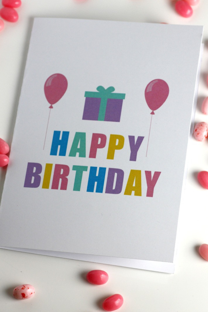 Print A Birthday Card
 Free Printable Blank Birthday Cards