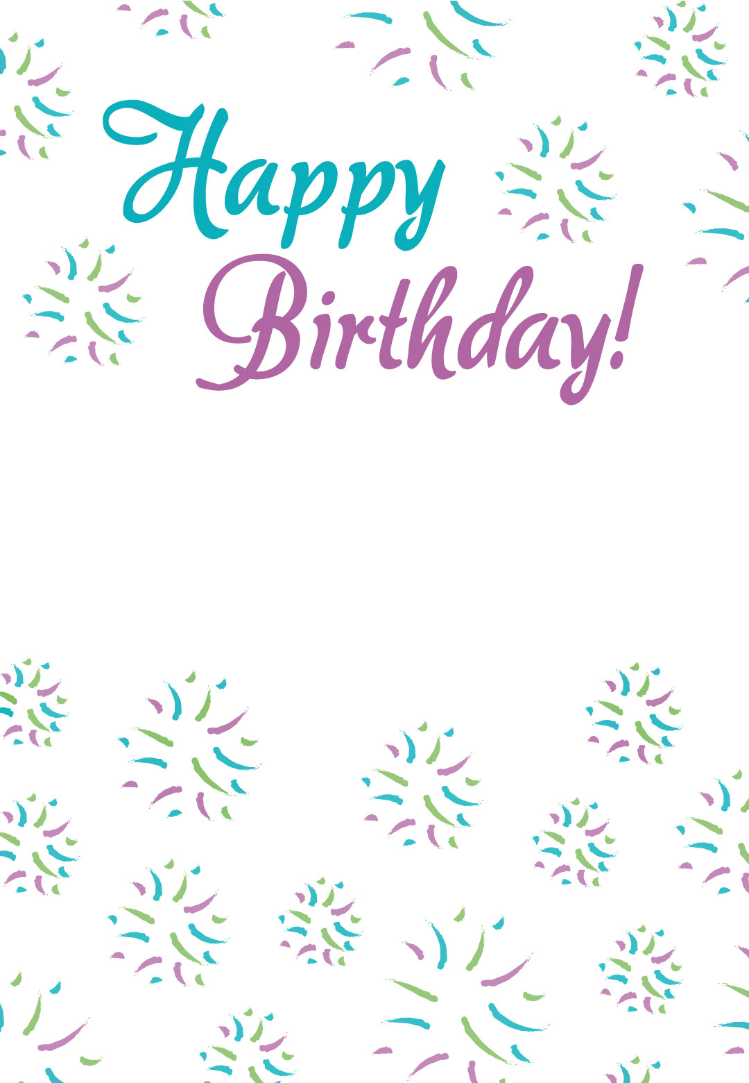 Print A Birthday Card
 Birthday Wishes Birthday Card Free