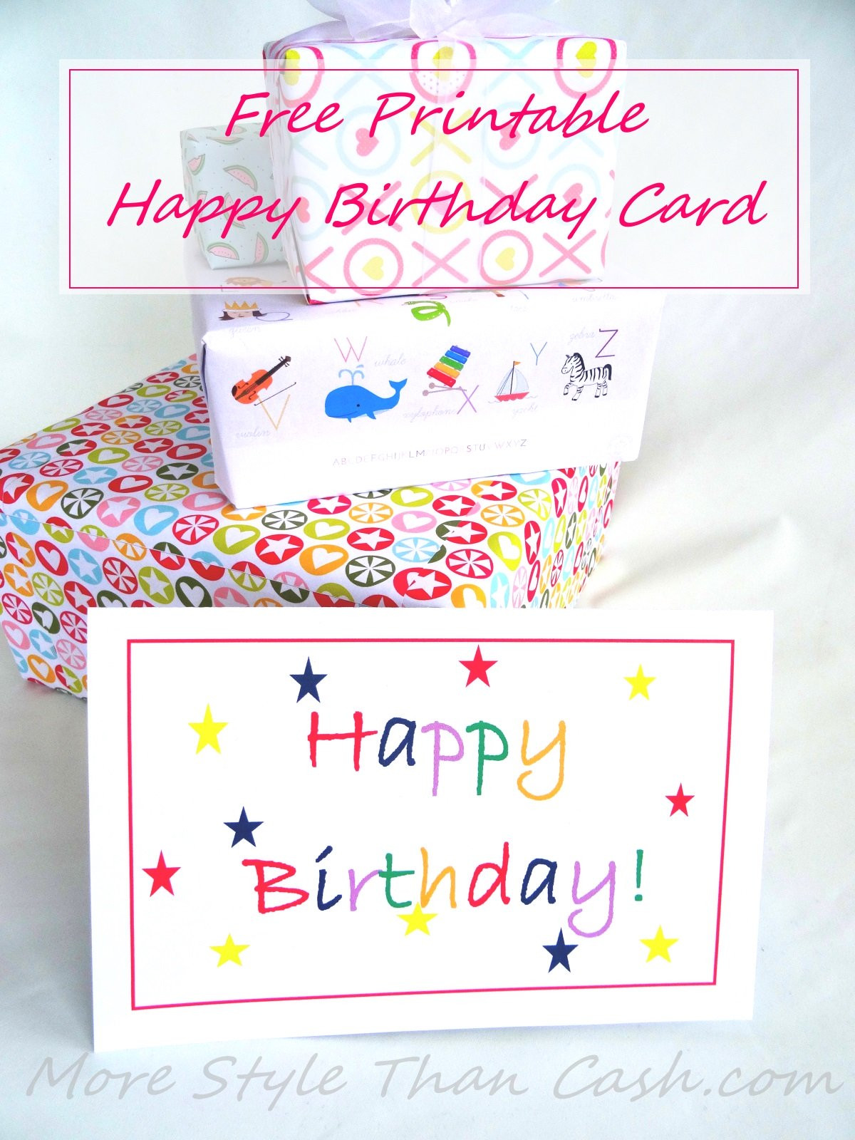Print Birthday Card Free
 Free Printable Birthday Card
