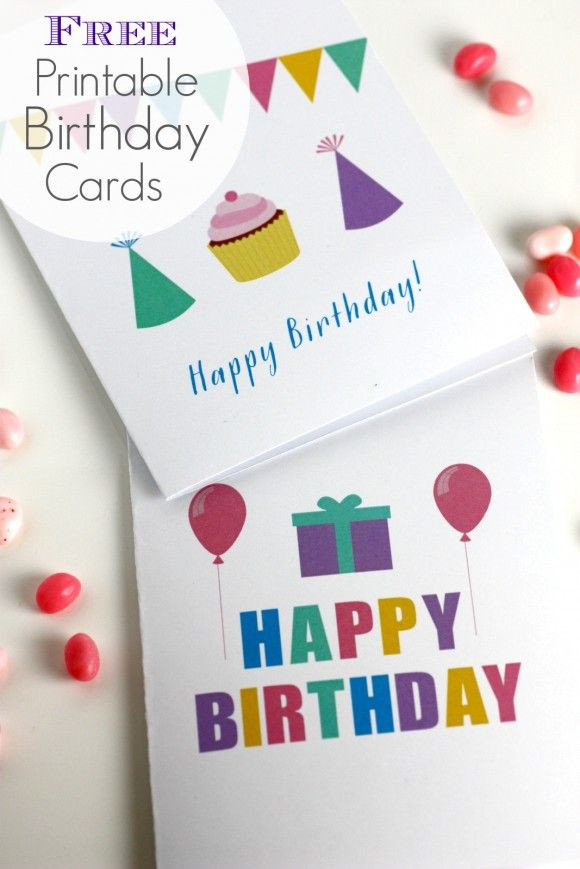 Print Birthday Card Free
 Free Printable Blank Birthday Cards from CatchMyParty