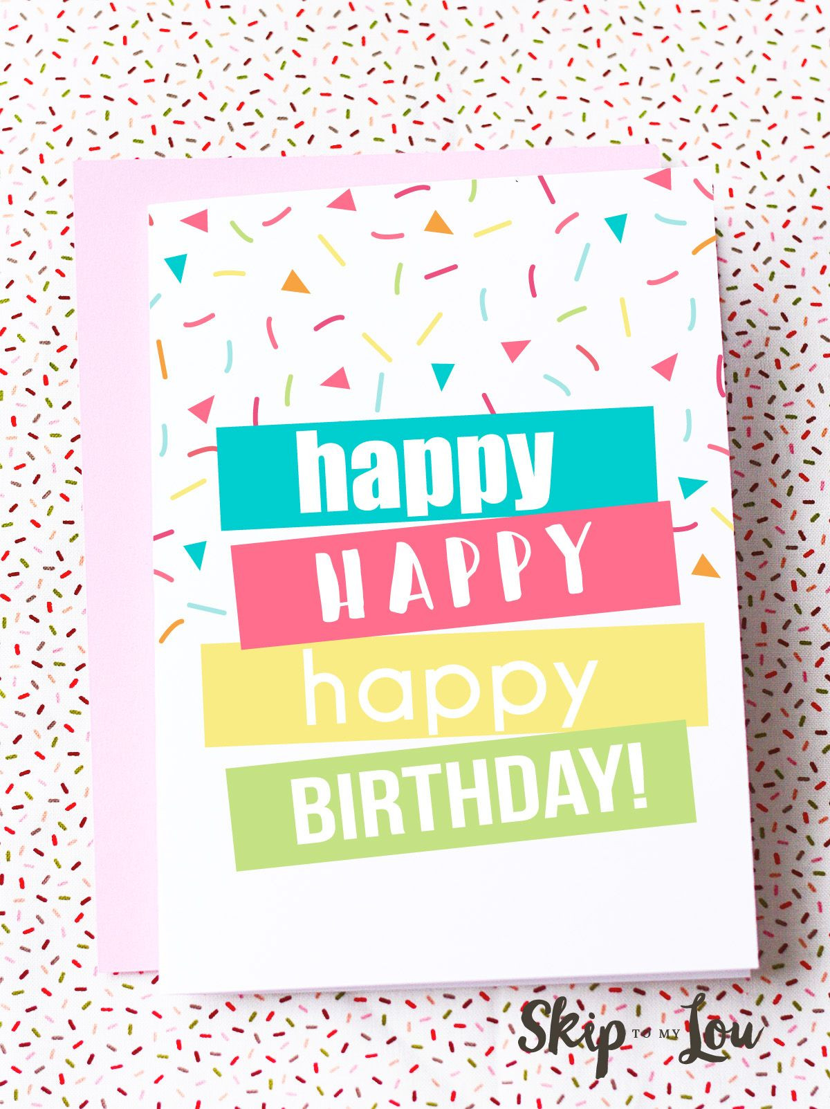 Print Birthday Card Free
 Free printable happy birthday card Need a last minute