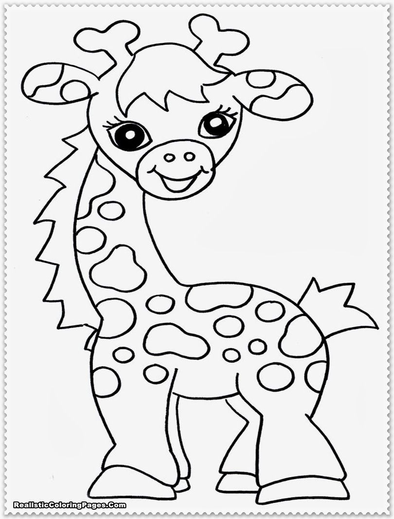 Printable Animal Coloring Pages For Kids
 Baby Safari Coloring Pages