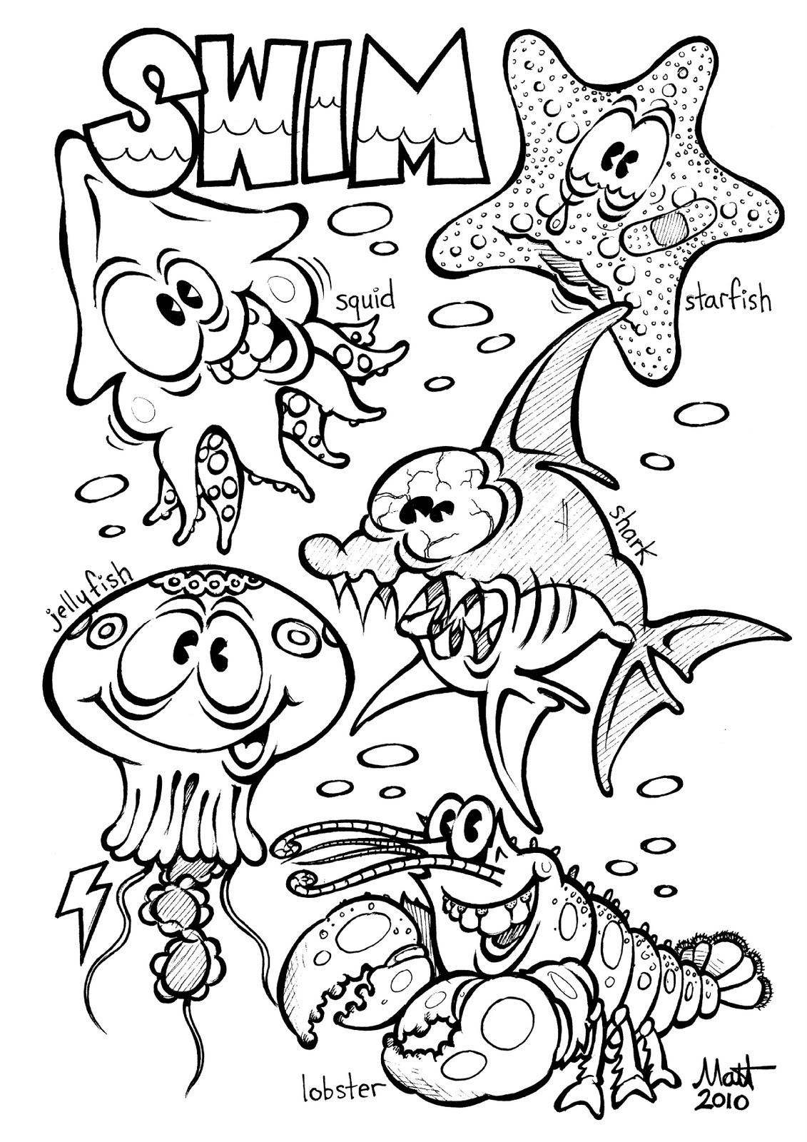 Printable Animal Coloring Pages For Kids
 Free Printable Ocean Coloring Pages For Kids