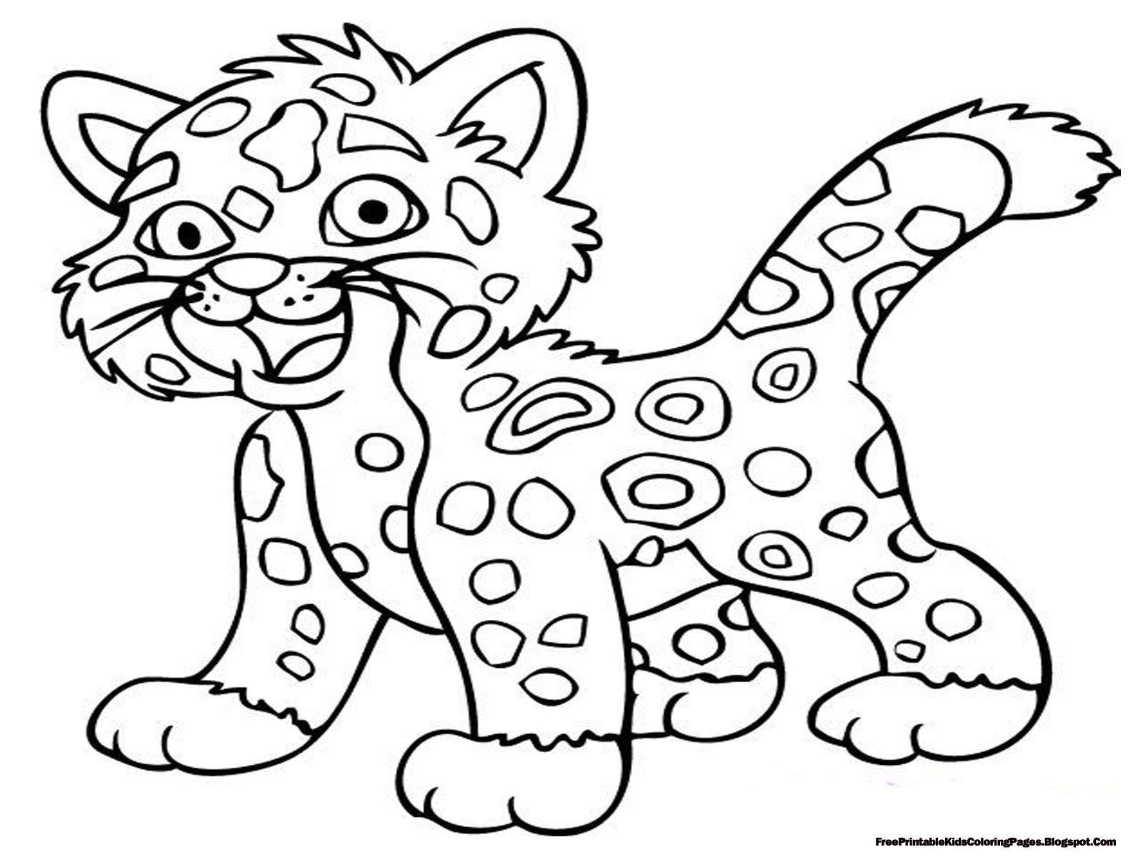 Printable Animal Coloring Pages For Kids
 Jaguar Coloring Pages Free Printable Kids Coloring Pages