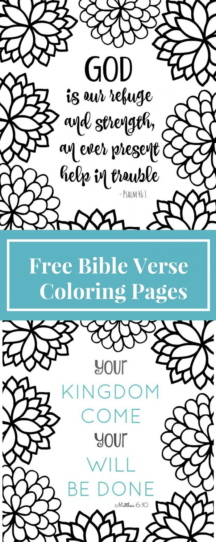 Printable Bible Coloring Pages With Verses
 FREE Bible Verse Coloring Pages
