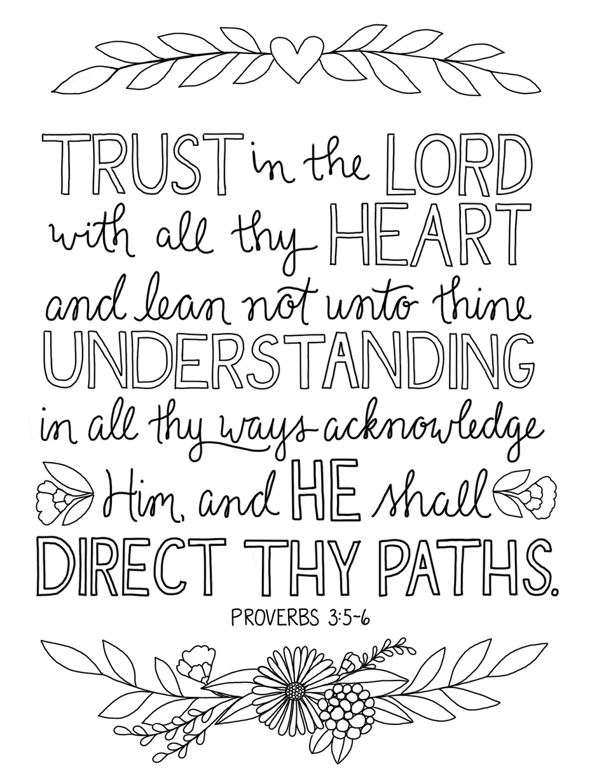 Printable Bible Coloring Pages With Verses
 just what i squeeze in Trust in the Lord Coloring