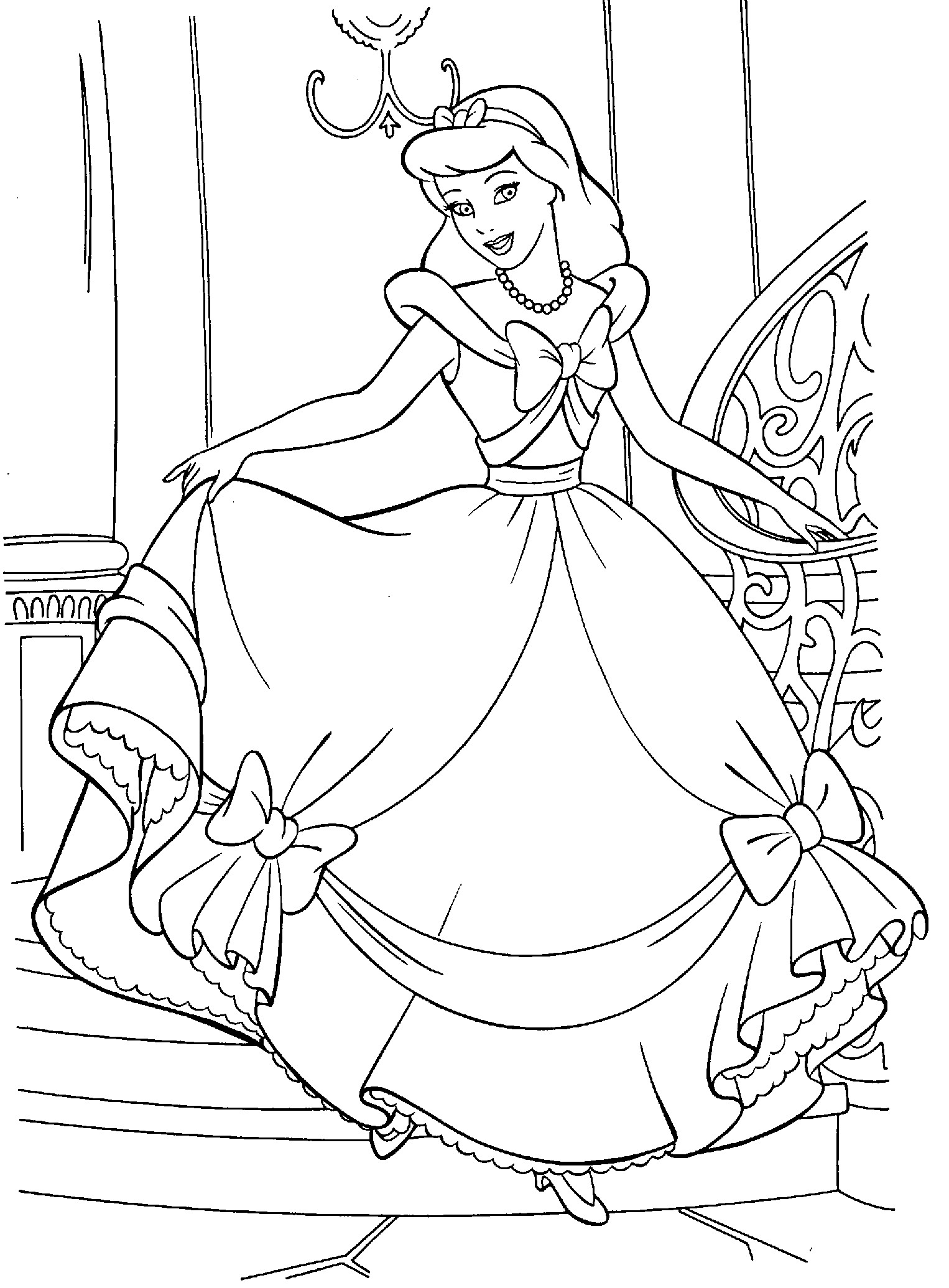 Printable Cinderella Coloring Pages
 Free Printable Cinderella Activity Sheets and Coloring