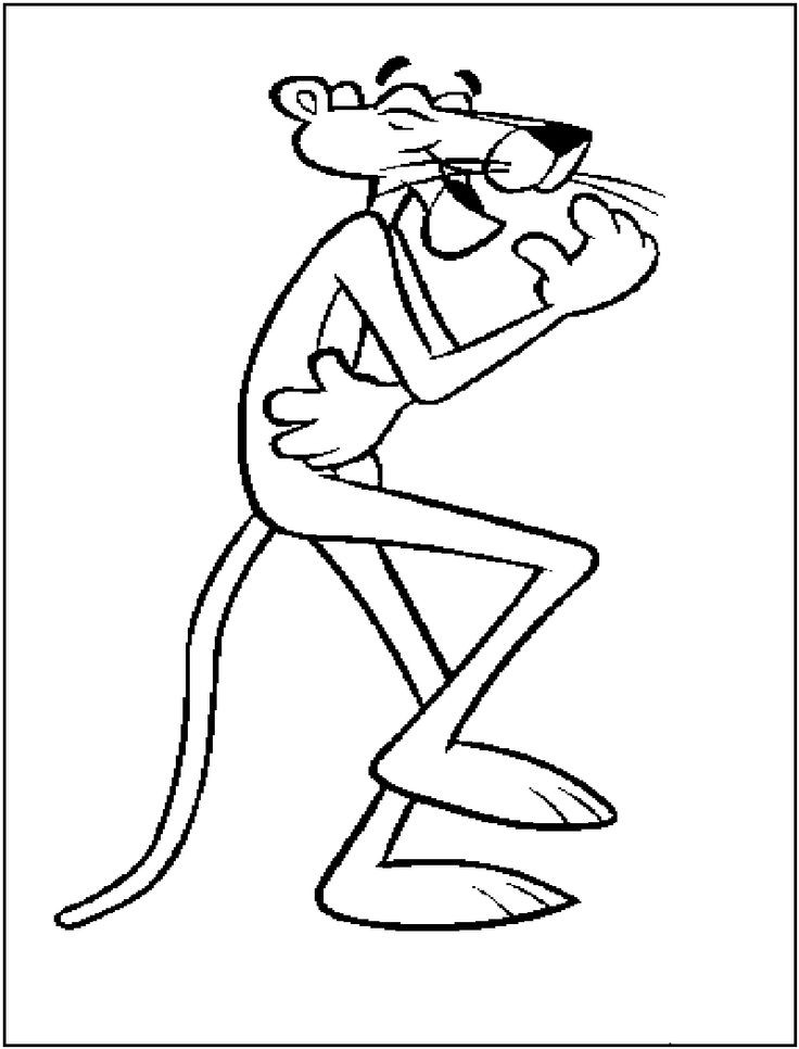 Printable Coloring Book For Kids
 Free Printable Pink Panther Coloring Pages For Kids