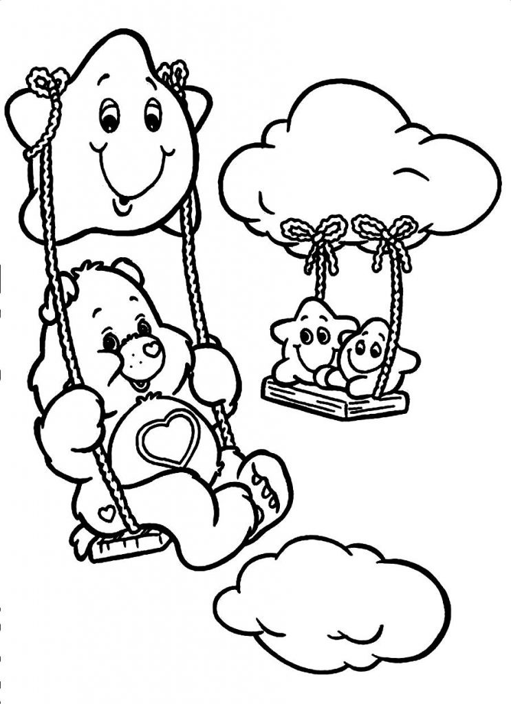 Printable Coloring Book For Kids
 Free Printable Care Bear Coloring Pages For Kids