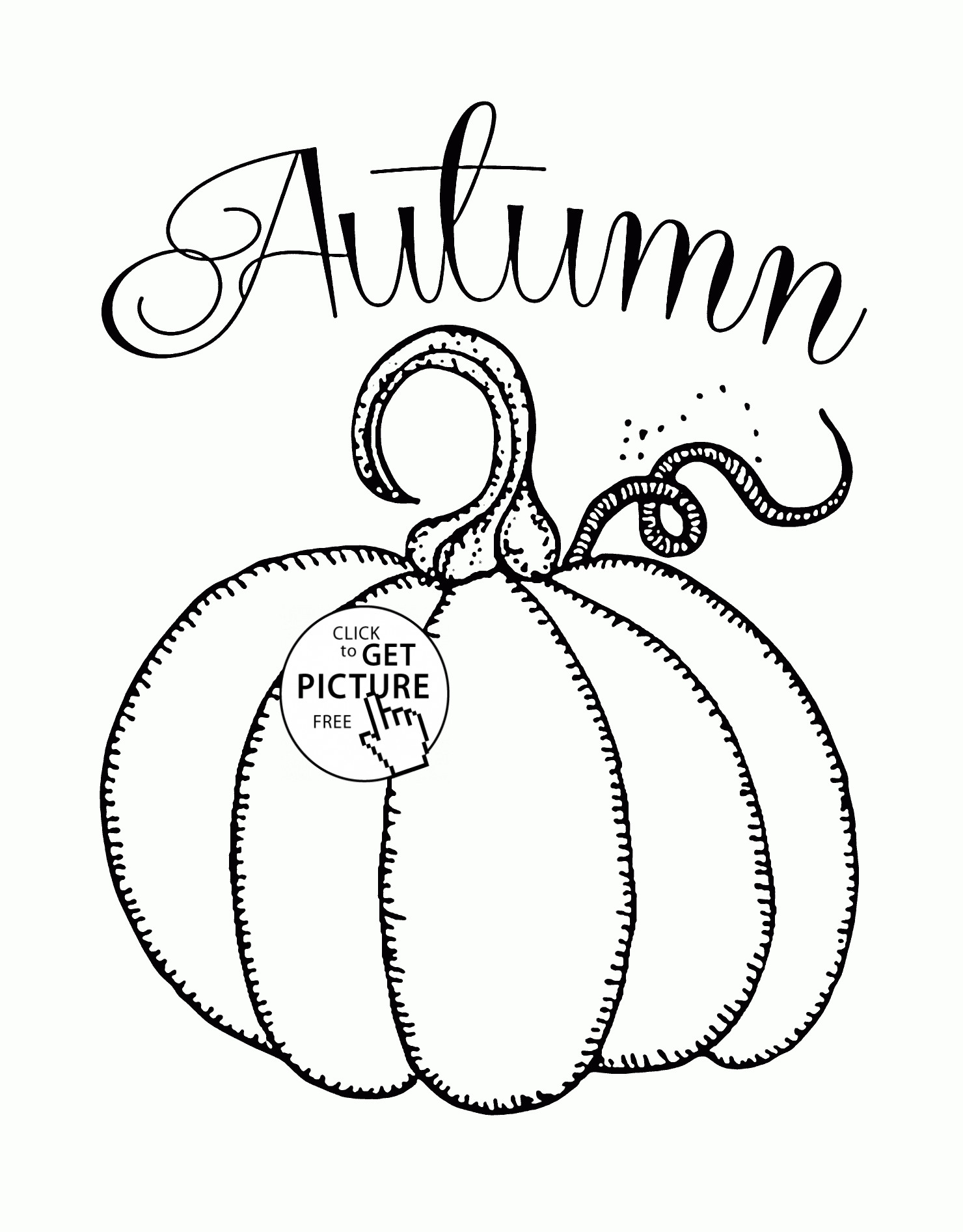 Printable Coloring Pages For Kids Fall
 Happy Autumn coloring pages for kids fall printables free