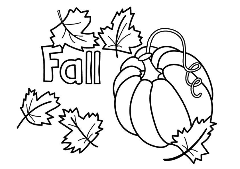 Printable Coloring Pages For Kids Fall
 Free Printable Fall Coloring Pages for Kids Best