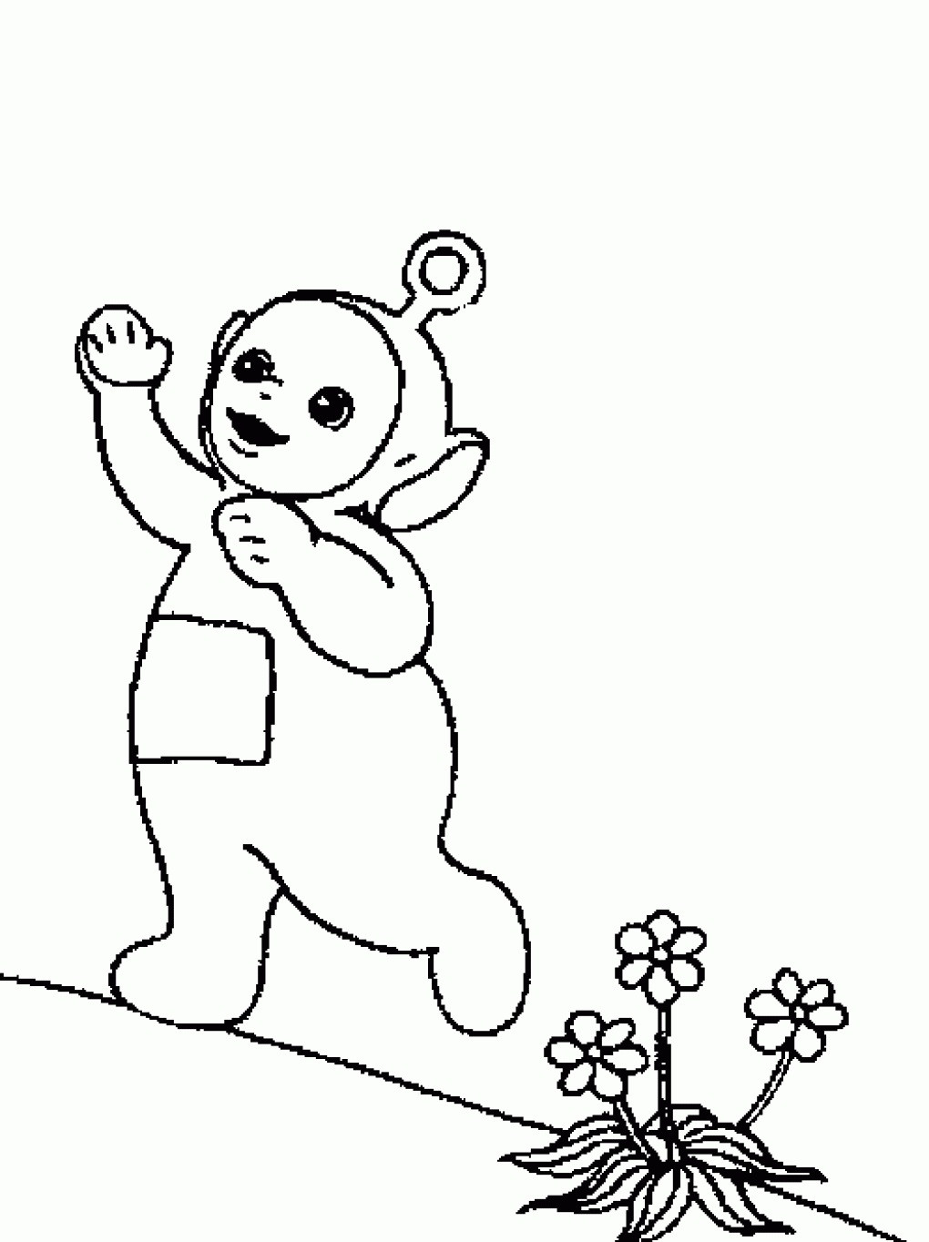 Printable Coloring Pages For Toddlers Free
 Free Printable Teletubbies Coloring Pages For Kids