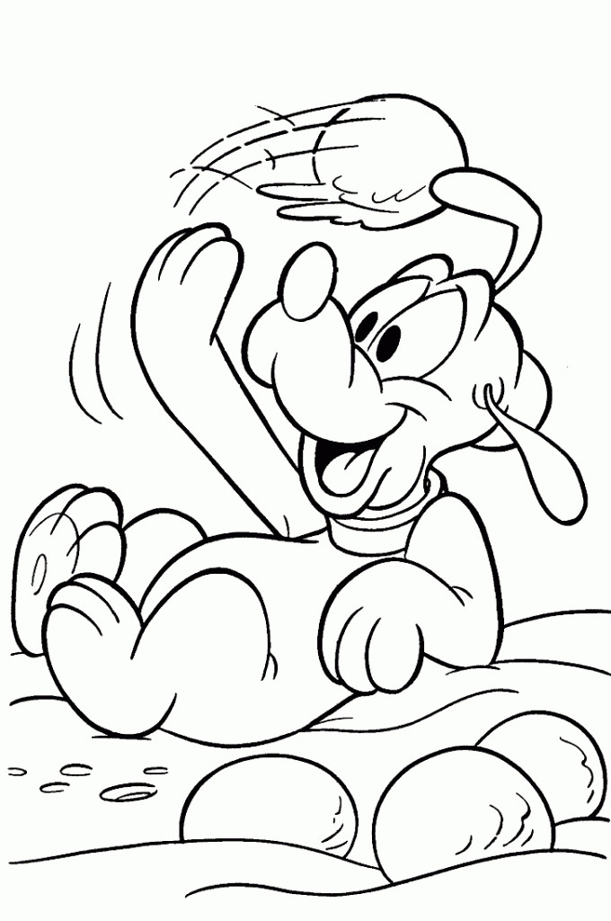 Printable Coloring Pages For Toddlers Free
 Free Printable Pluto Coloring Pages For Kids