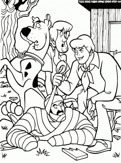 Printable Coloring Pages Kids
 Kids Page Printable Scooby Doo Coloring Pages