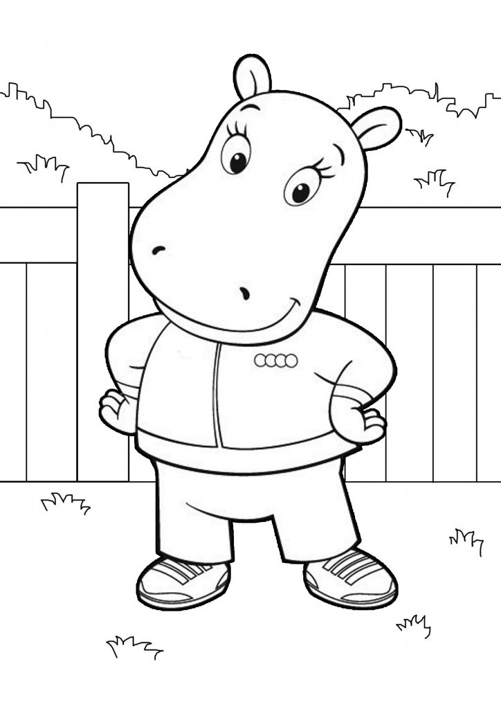 Printable Coloring Pages Kids
 Free Printable Backyardigans Coloring Pages For Kids