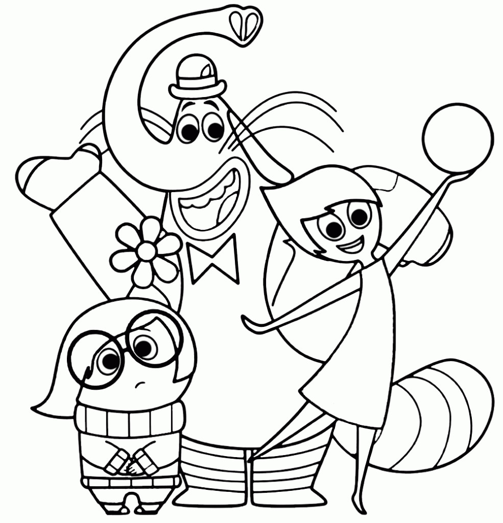 Printable Coloring Pages Kids
 Inside Out Coloring Pages Best Coloring Pages For Kids