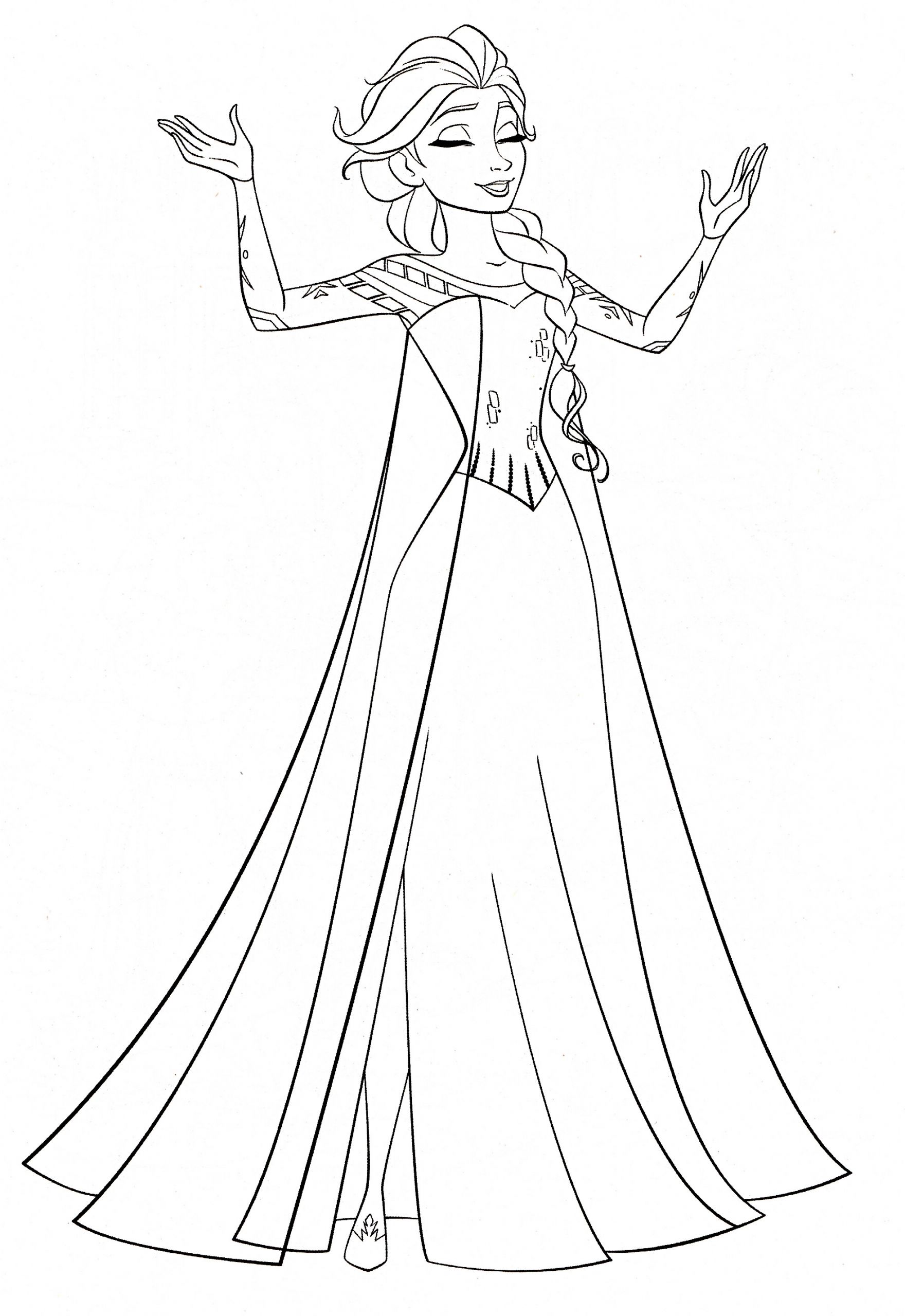 Printable Elsa Coloring Pages
 30 FREE Frozen Colouring Pages