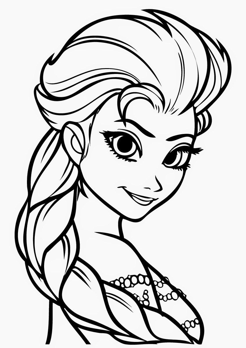 Printable Elsa Coloring Pages
 Free Printable Elsa Coloring Pages for Kids Best