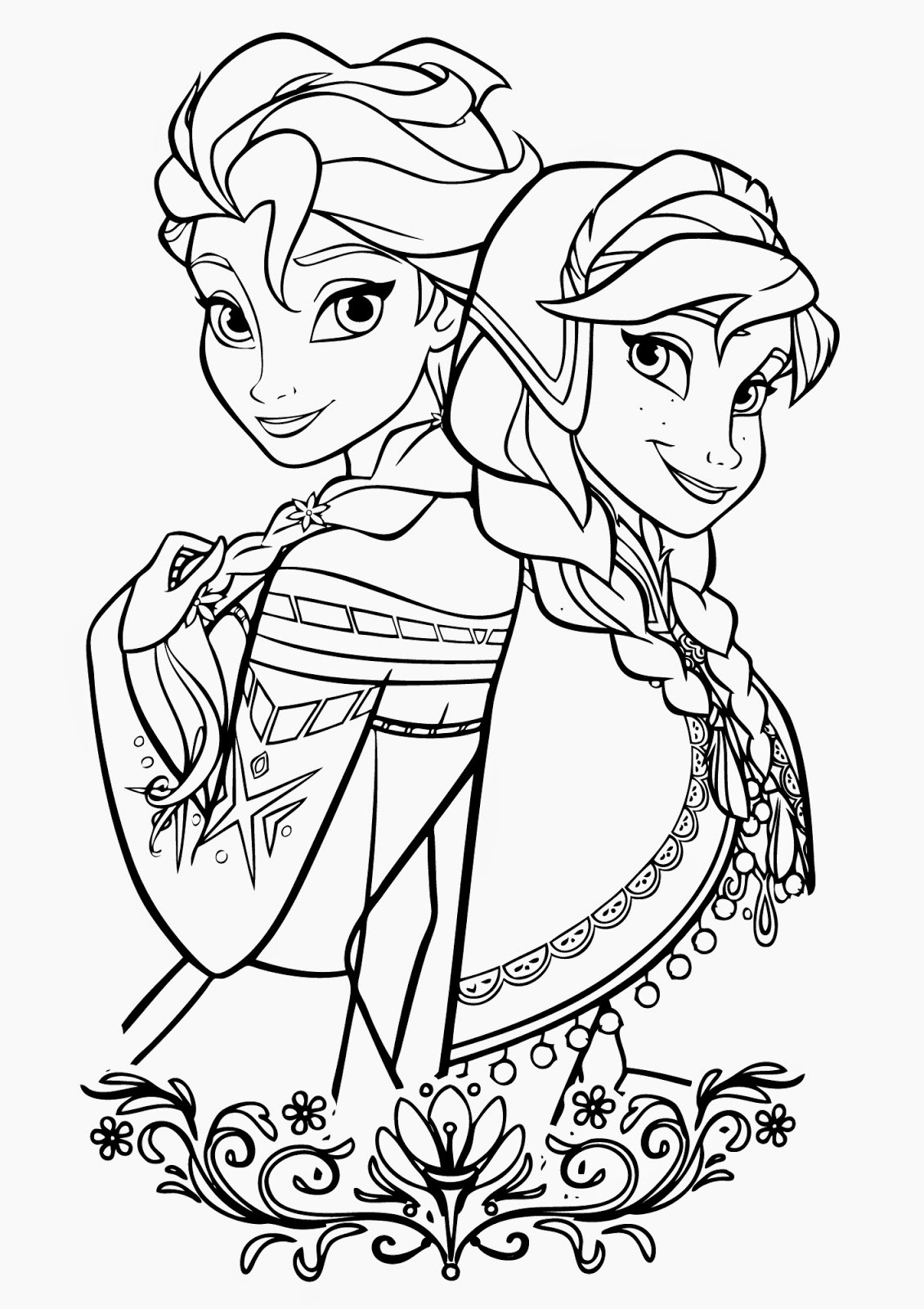 Printable Elsa Coloring Pages
 Free Printable Elsa Coloring Pages for Kids Best